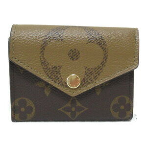 Louis Vuitton Zoe Portefeuille Wallet Trifold Monogram Giant Brown
